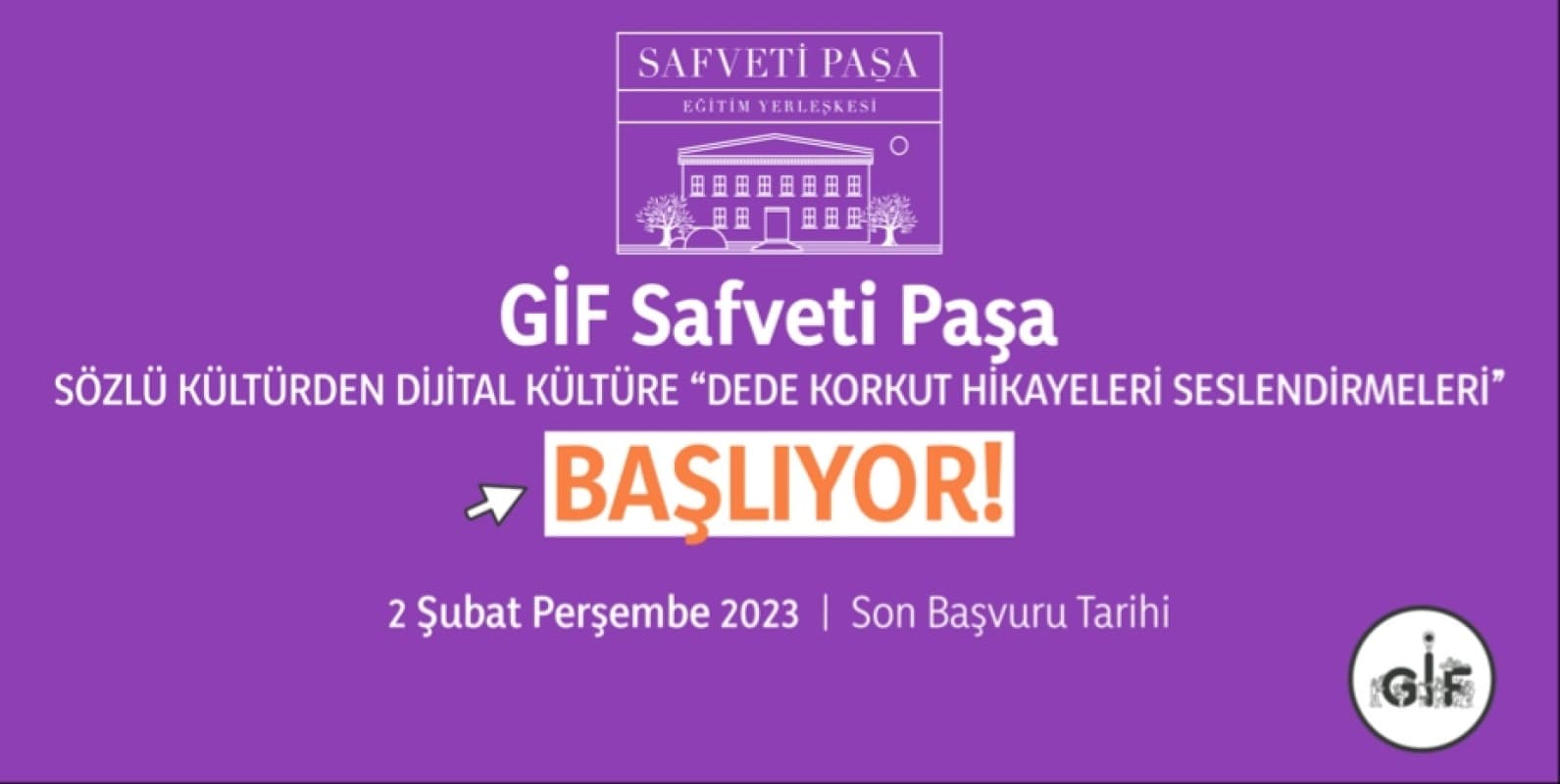GİF Safveti Paşa’da yeni bir proje başlıyor!