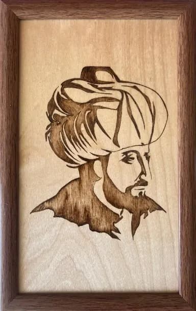 GİF Konya ahşap yakma atölyesi çalışması