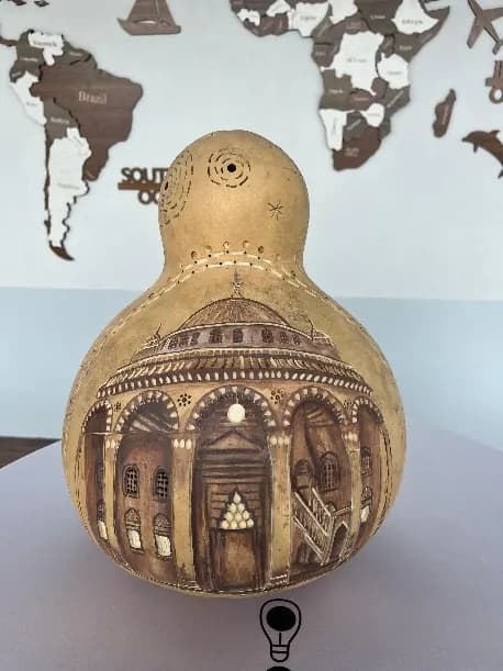 GİF Konya su kabağı atölyesi çalışması