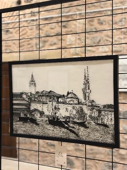 GİF Safveti Paşa gravür atölyesi eseri