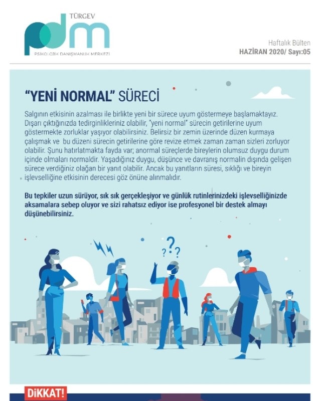 Psikolojik Danışmanlık Merkezi Bülteni - Haziran 2020 / 05
