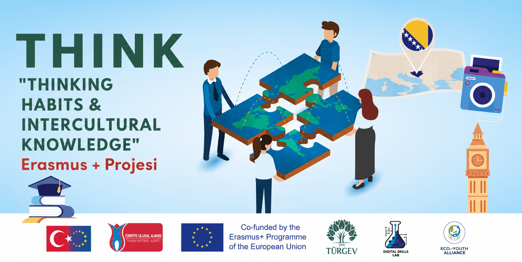 THINK Projesi - Thinking Habits & Intercultural Knowledge — proje kapak görseli