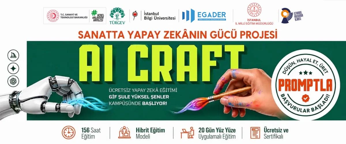 AI CRAFT: Sanatta Yapay Zekanın Gücü — proje kapak görseli