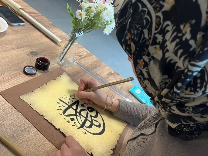 GİF Konya hat atölyesi çalışması